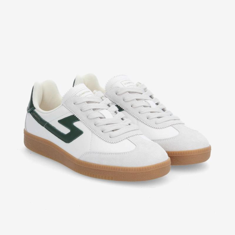 SHEFFIELD JOGGER M - NAPPA/SUEDE/NAP - WHITE/GREEN